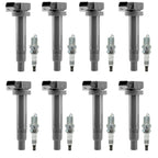 8X Ignition Coils + 8X Spark Plugs for Lexus LX470 GX470 (2003–2007) UF230