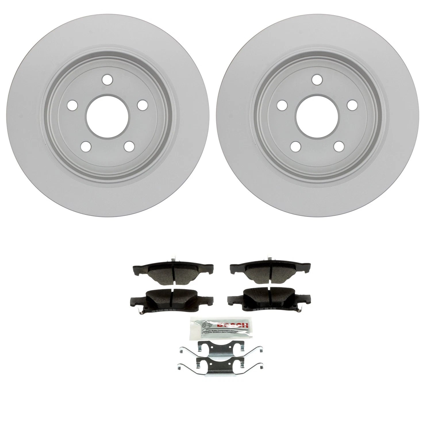 Set of 4 Bosch Quietcast Rotors for Dodge Durango (2011–2023)