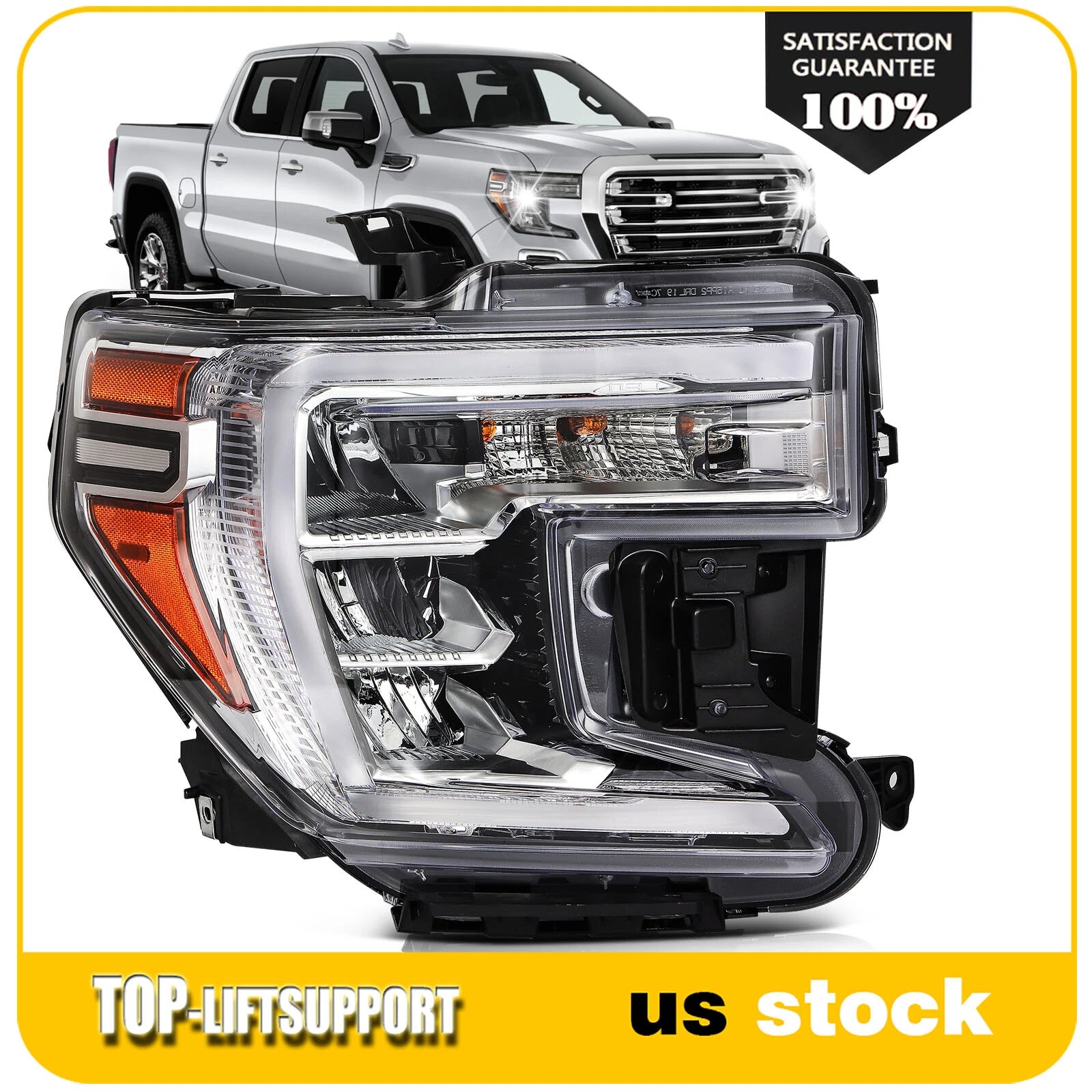 LED Headlight for GMC Sierra 1500 (2019–2021)