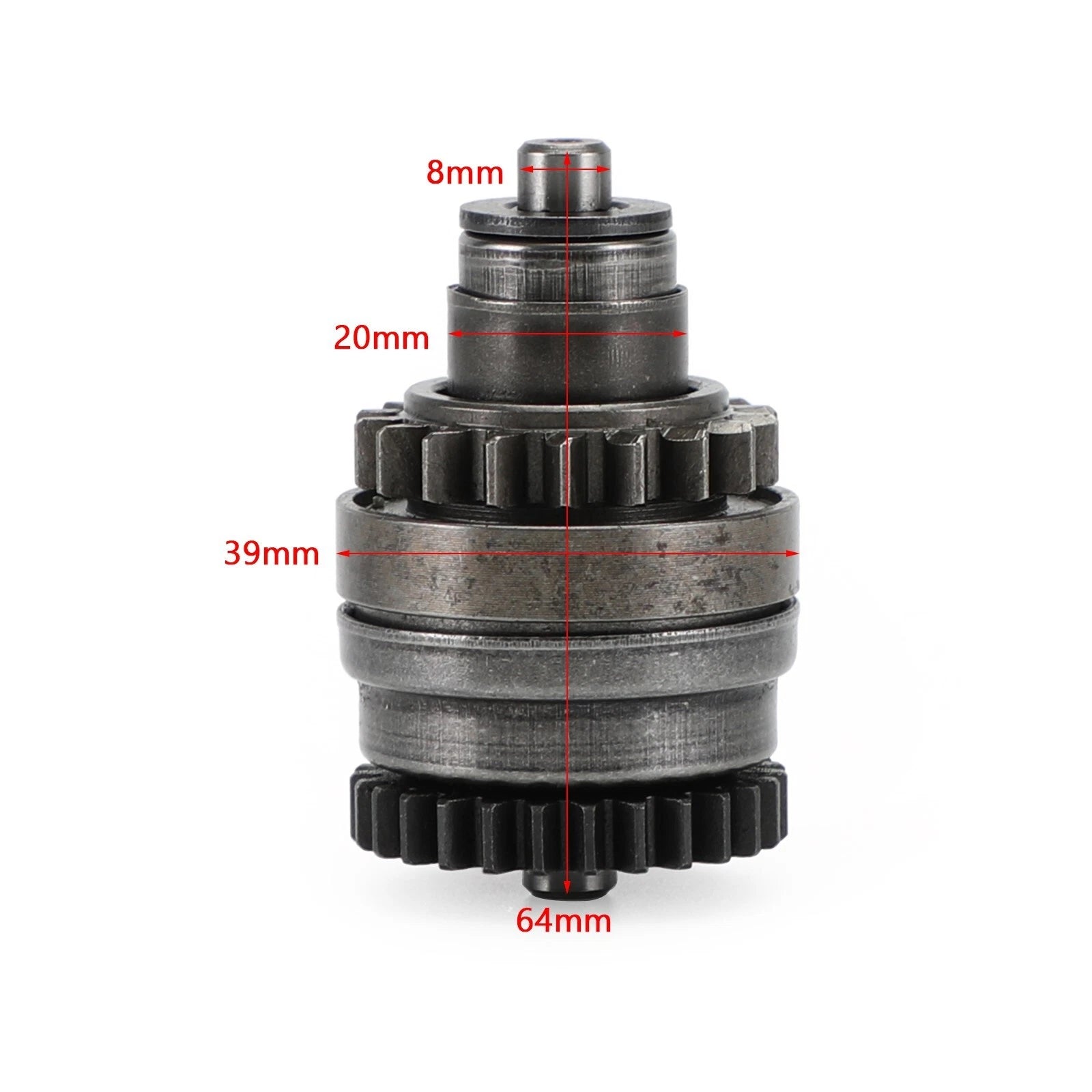Starter Drive Bendix Gear for KTM 200/250/300 EXC/XC-W/XC (2008–2016) 55140026100 T9