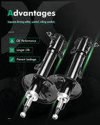 Rear Pair Shocks Struts for Lexus RX300 (1999–2003) & Toyota Highlander AWD (2001–2003)