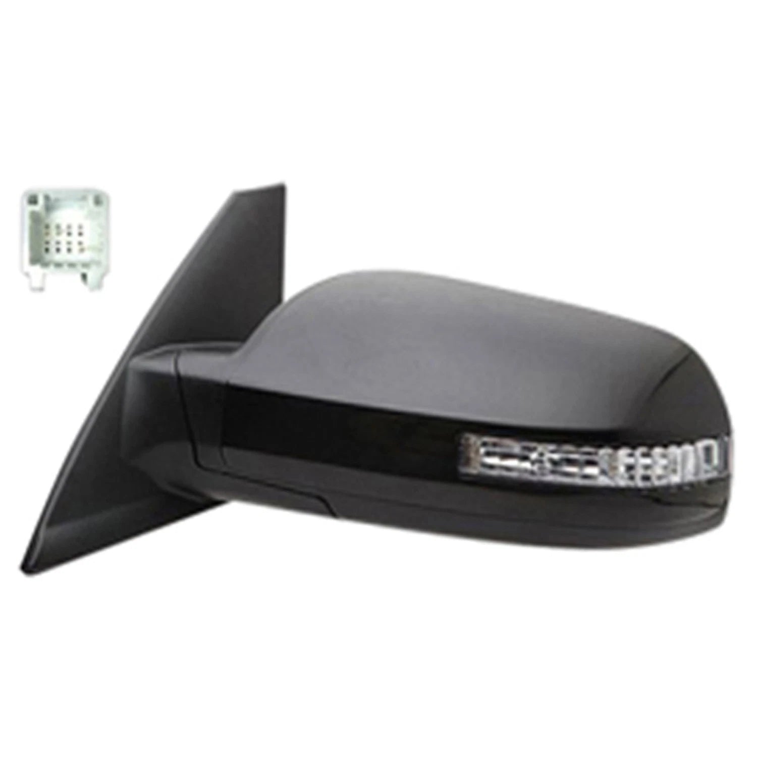 Replacement Driver Side Power Door Mirror w Heated Glass w Signal for Ford