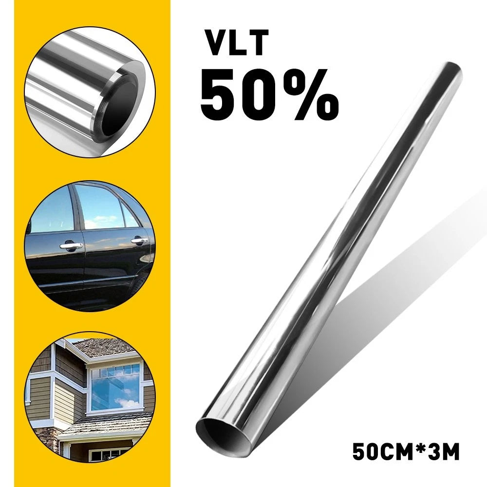 Window Tint Film 20" x 10ft for Car Home Office Glass (50% VLT)