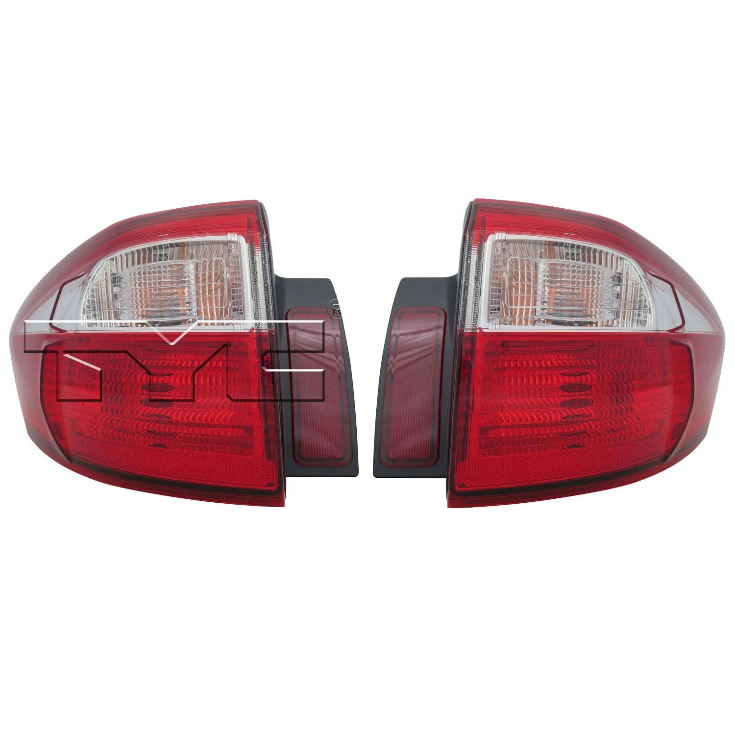 Set of 2 TYC Outer Tail Light Lamp Assemblies for Ford C-Max (2013–2016)