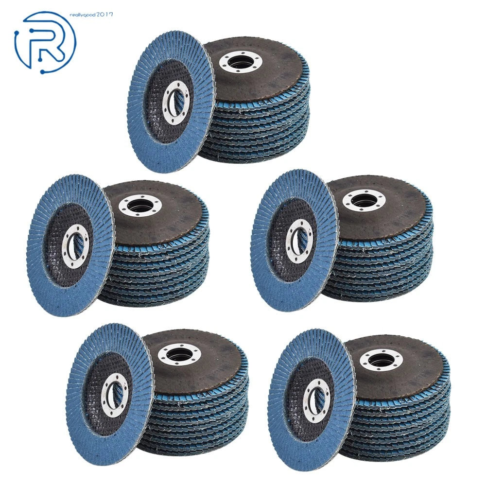 50 Pack Zirconia Flap Disc Sanding Grinding 120 Grit for Automotive Use