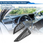 Air Condition Outlet Vent Trim Cover Frame for Toyota Corolla (1 Pair)