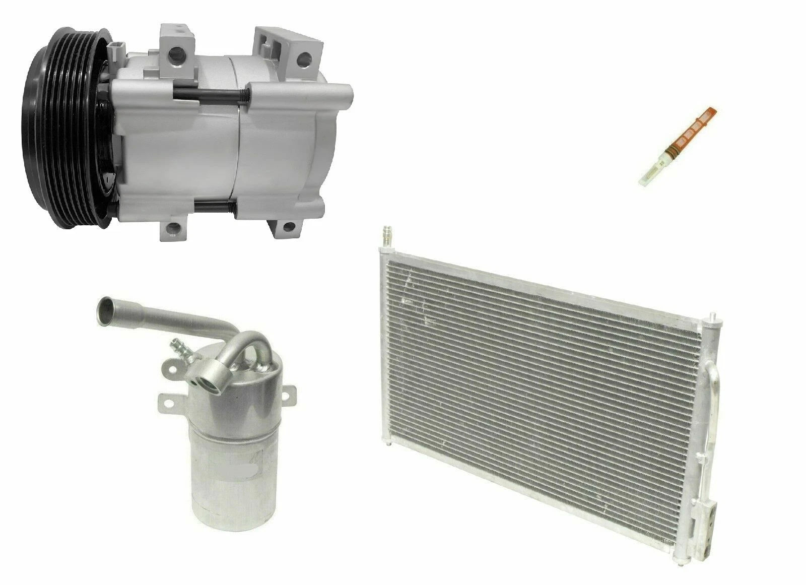 AC Compressor Kit With Condenser for Ford Focus 2.0L (2000-2002)