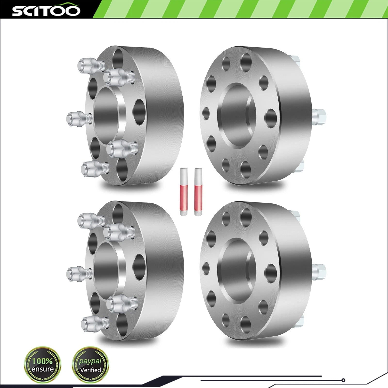 4X 2" Wheel Spacers 5x5.5 9/16" Studs for Dodge Ram 1500 (2002–2010) Dodge Dakota
