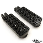Black Dominator Footpegs for Harley FXBB FXBR FXBRS FXLR (2018–2019)
