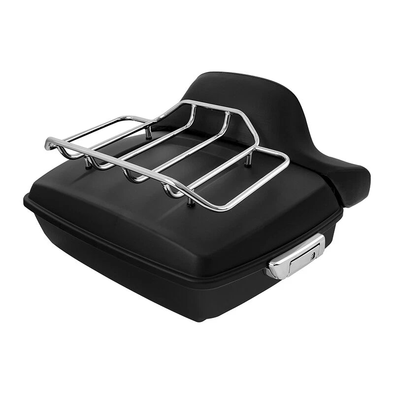 Matte Chopped Trunk Rack Backrest for Harley Davidson Touring FLHT (2014–2026)