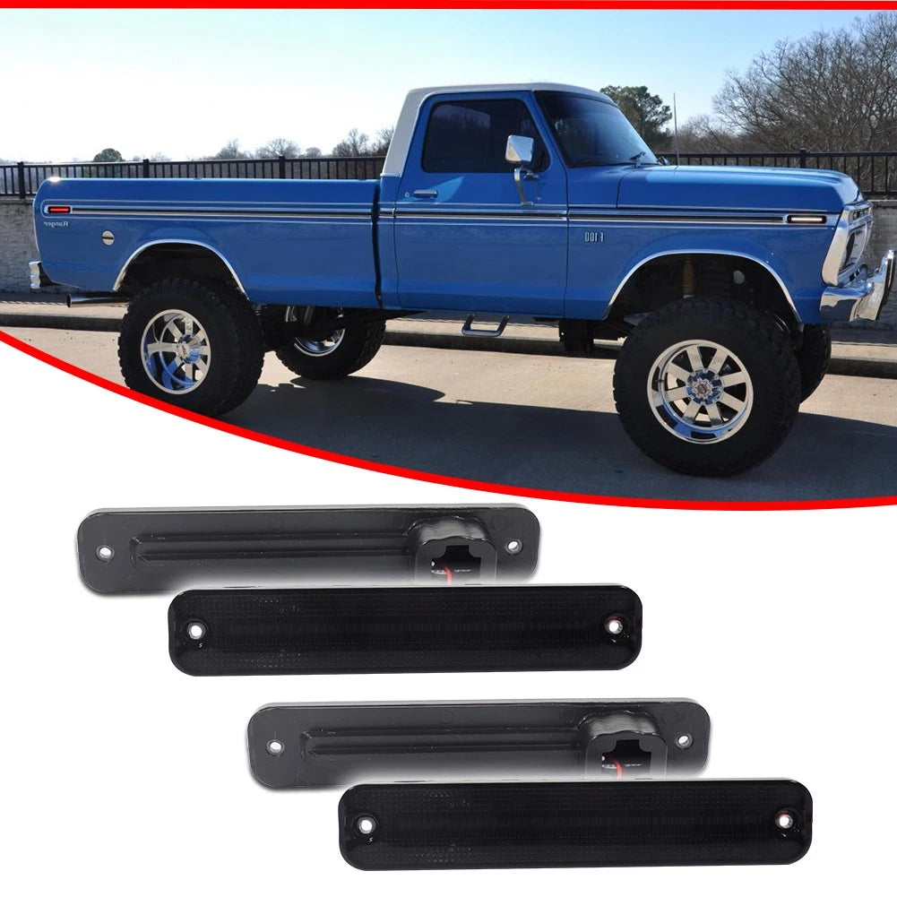 Set of 4 LED Side Markers for Ford F100 F150 F250 F350 (1973–1979)