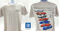 Chevy Corvette T-Shirt Lightweight Cotton for Corvette C7 C8 (2014–2024)