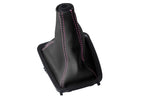 Leather Manual Shift Boot Cover for Nissan Skyline R32 (1989–1993) Pink Stitch