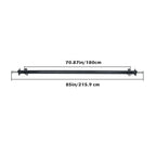 3500lb Trailer Axle Beam for TK (85" Hub Face, 70" Spring Center)