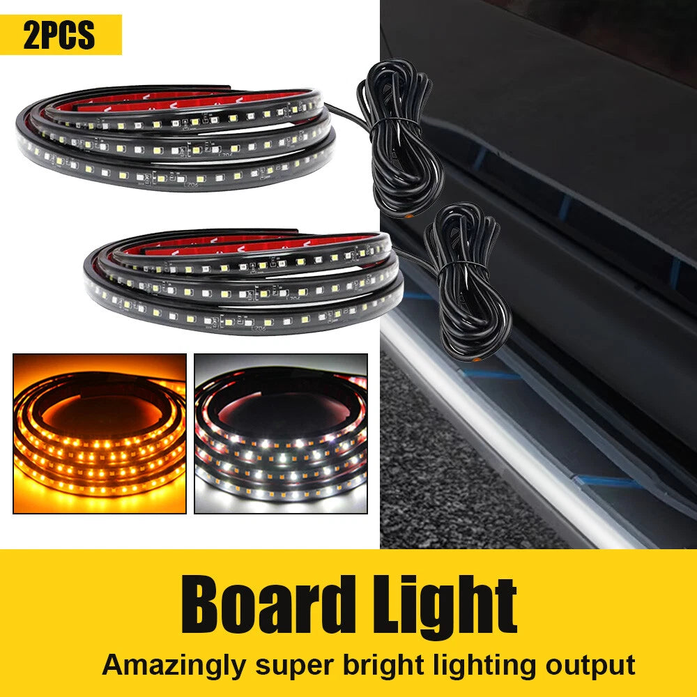 2X 70" LED Running Board Lights for Dodge RAM 1500 2500 3500 (2019–2023)