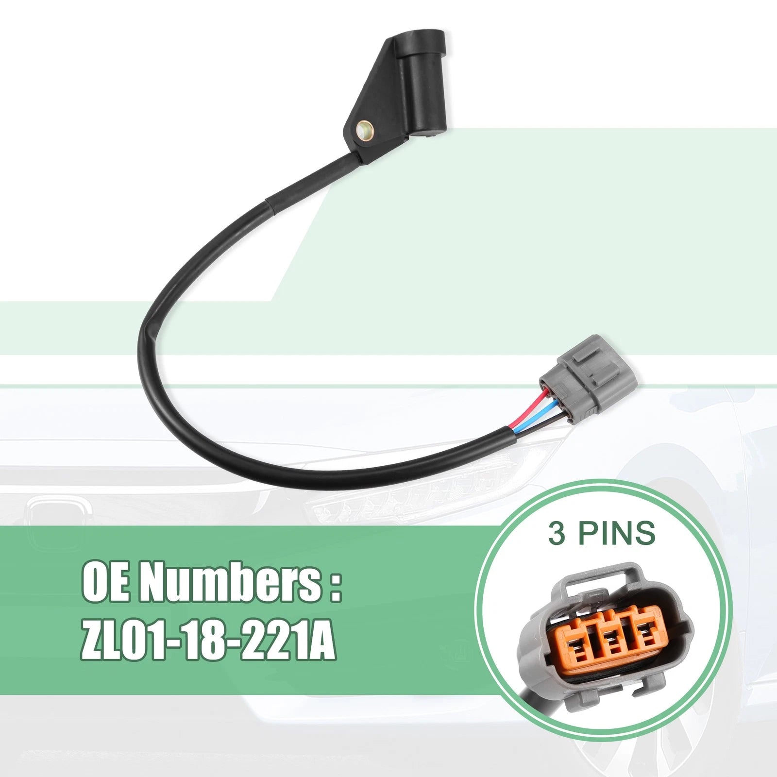 Crankshaft Position Sensor ZL01-18-221A for Mazda Miata (1999–2005)