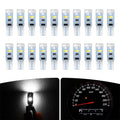 20x 74 T5 37 18 Bright White 5-SMD LED Bulb for Sun Visor Vanity Mirror Lights