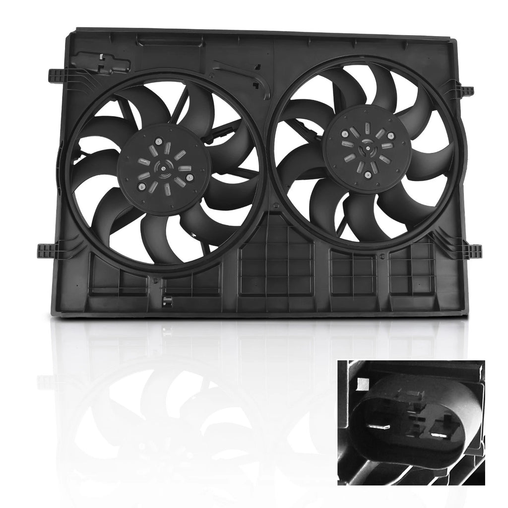 Radiator Cooling Fan Assembly for Volkswagen Atlas (2018–2023)