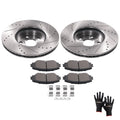 Front Brake Rotors and Pads Kit for Toyota Corolla Matrix (2009–2019)