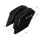 5" Stretched Saddlebags with Dual 5x7" Speaker Cutout for Harley Electra Glide (2014–2023)