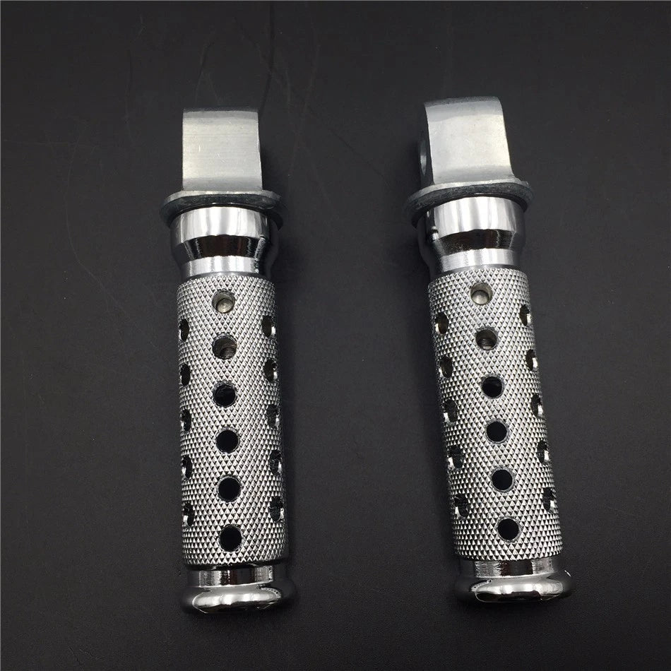 Silver Front Foot Pegs for Kawasaki Ninja EX250 ZX600 ZX7 ZX9R ZX11 (1988–2003)