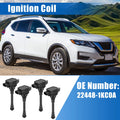 Set of 4 Ignition Coils 22448-1KC0A for Nissan Sentra/Rogue (2017–2019)