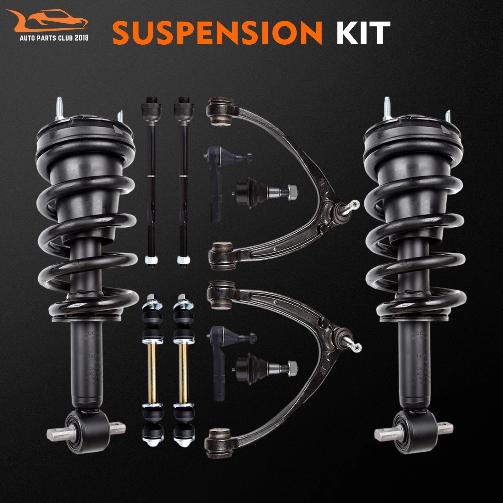 Suspension Strut & Control Arms Set for Cadillac Chevy GMC