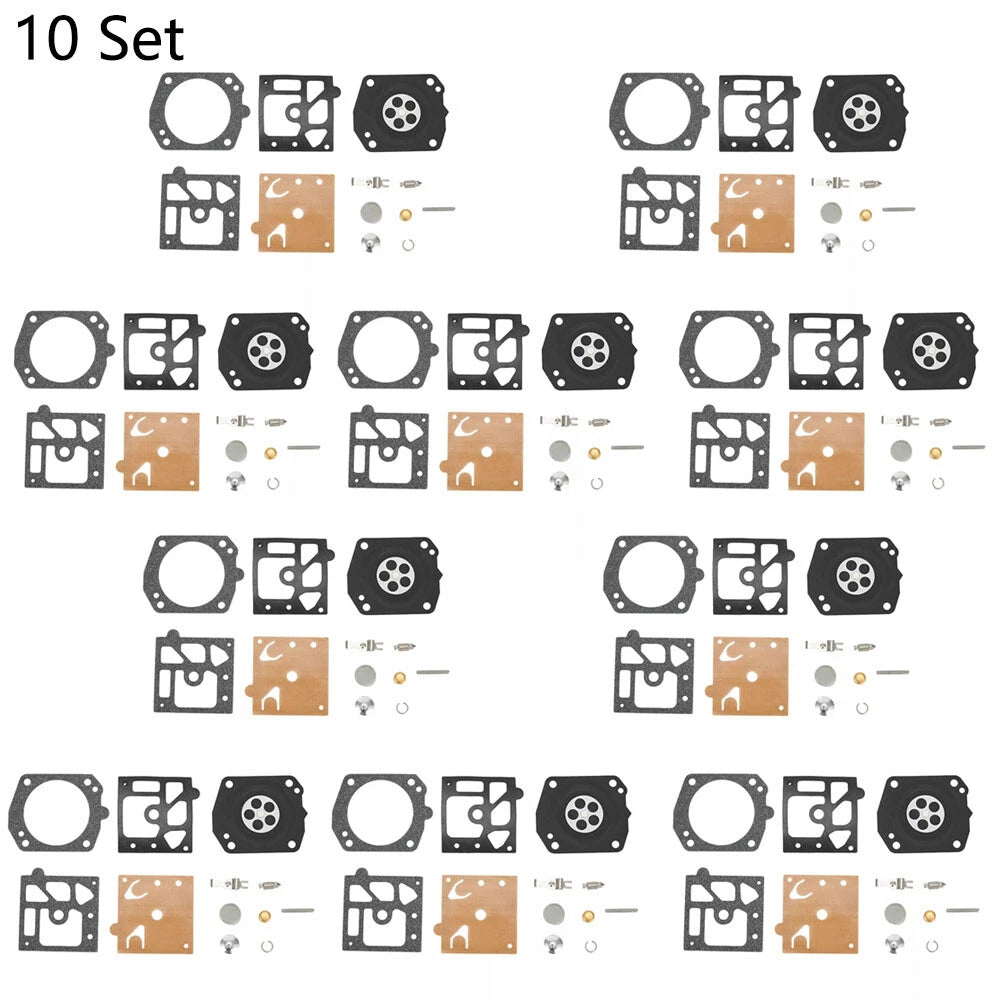 Set of 10 Carburetor Repair Gasket Diaphragm Kit for Walbro K22-HDA (Chainsaw)