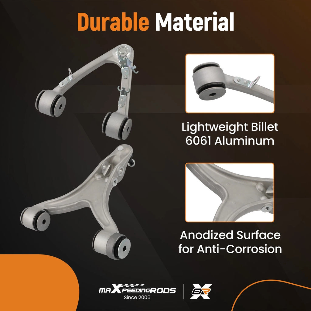 Front Upper Lower Control Arms for Maserati Quattroporte GranTurismo (2008–2013)