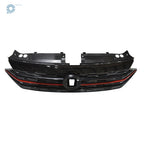 Front Bumper Upper Grille for Volkswagen Jetta MK7 (2019-2020) Red/Black
