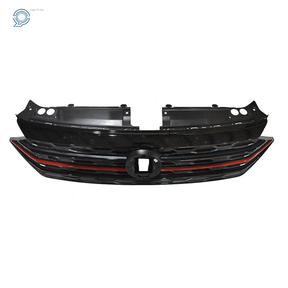 Front Bumper Upper Grille for Volkswagen Jetta MK7 (2019-2020) Red/Black