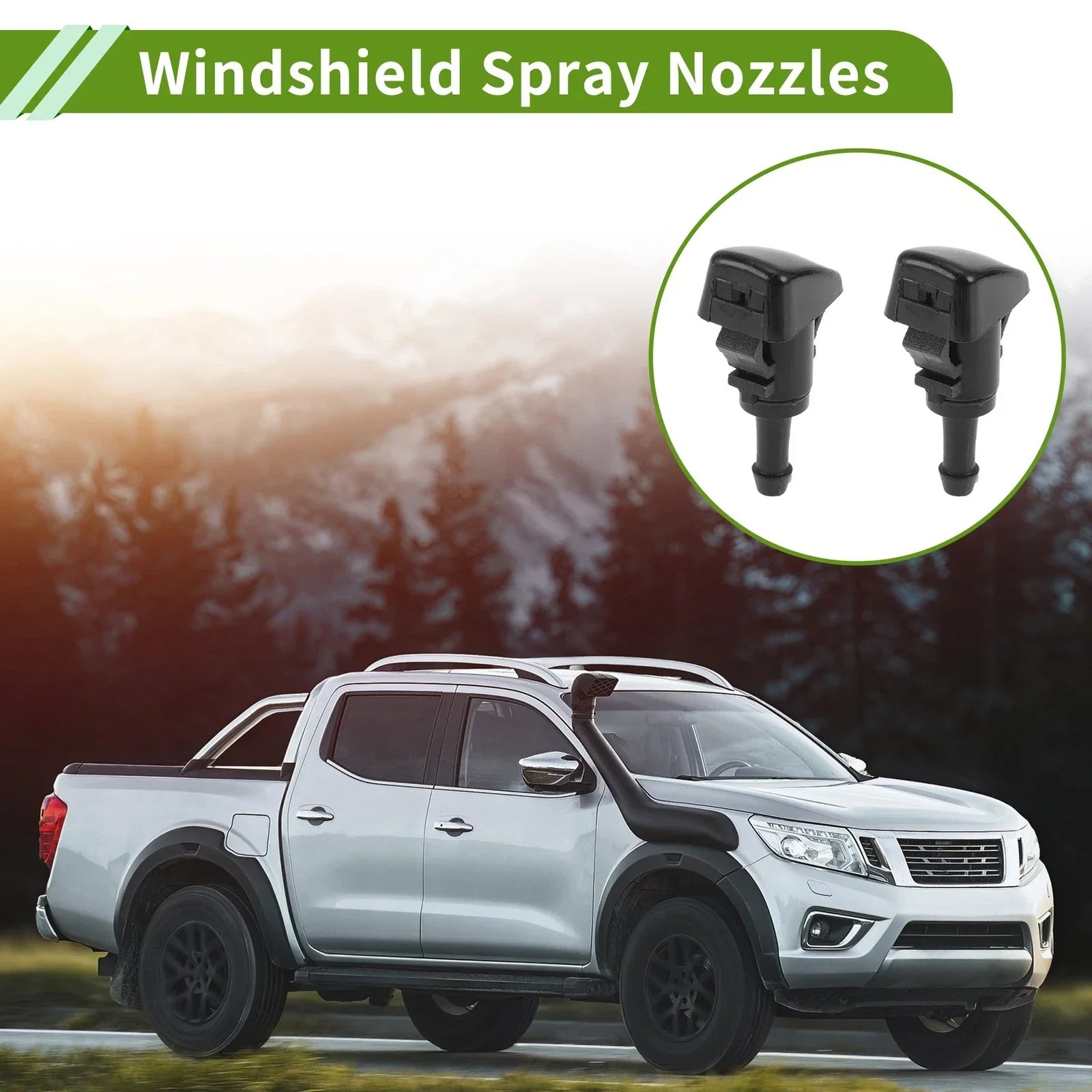 Windshield Washer Nozzle & Hose Connector for GMC