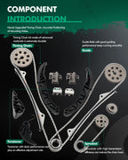 Timing Chain Kit for Hyundai Santa Fe, Kia Sorento (2006–2013) 3.5L 3.8L V6 DOHC G6DA