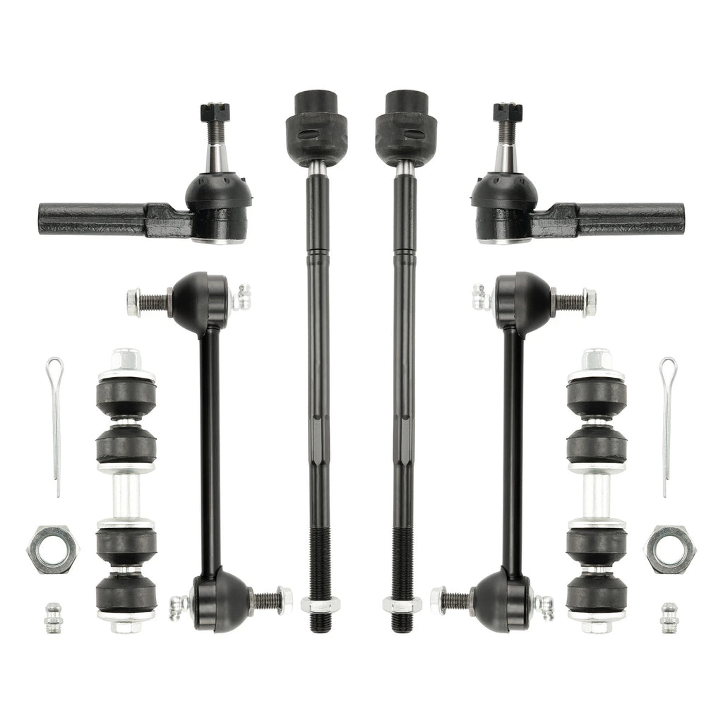 Front Lower Control Arm Ball Joint & Tie Rod for 2010–2013 Chevy Impala (10 Pcs)