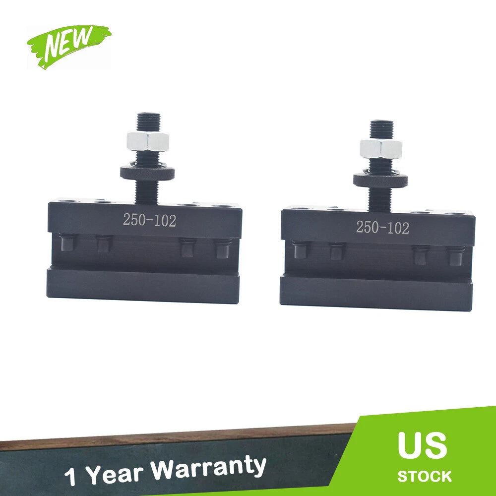 2Pcs Quick Change Tool Post for AXA Lathes (6-12")