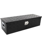 39" Black Aluminum Pickup Truck Tool Box Storage