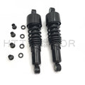 2X Black 10.5" Slammer Lowering Shocks for Harley Sportster 883 1200 (1984–2013)
