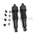 2X Black 10.5" Slammer Lowering Shocks for Harley Sportster 883 1200 (1984–2013)