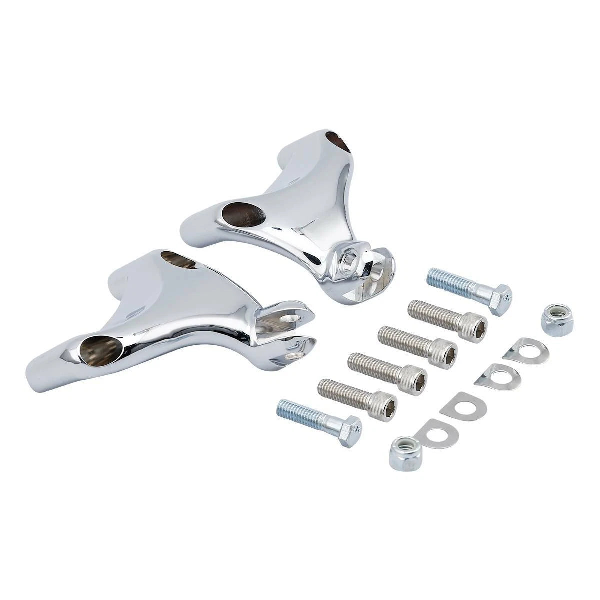 Chrome Rear Passenger Foot Peg Mount for Harley Sportster 883 XL1200 (2004–2013)