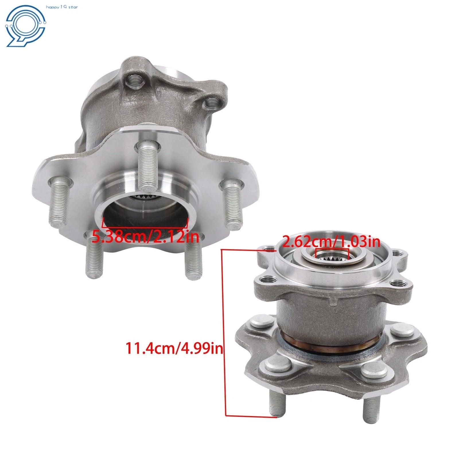 Rear Left Wheel Bearing Hub for Nissan Rogue (2008–2013)