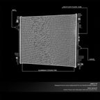 Aluminum Replacement Radiator for Ford Edge MKX Nautilus (2015–2020) DPI 13555