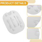 Fuel Tank Door Cap for Chevrolet Silverado 1500 (2019–2025) No. 84745974 White ABS