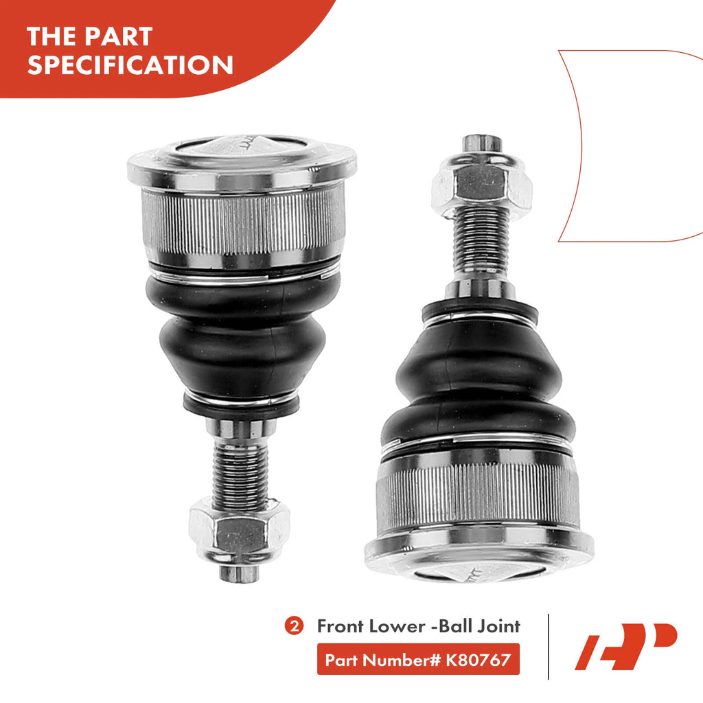 Set of 8 Control Arms with Ball Joints for Jeep Liberty (2005–2007)