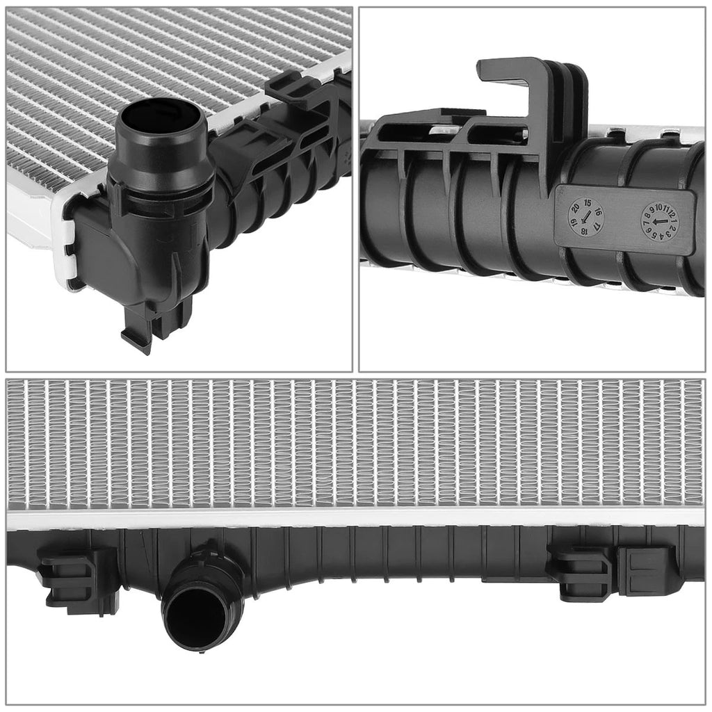 Aluminum Radiator DPI-13529 for Audi A3 S3 Q3 / VW Golf GTI Jetta (2015–2022)