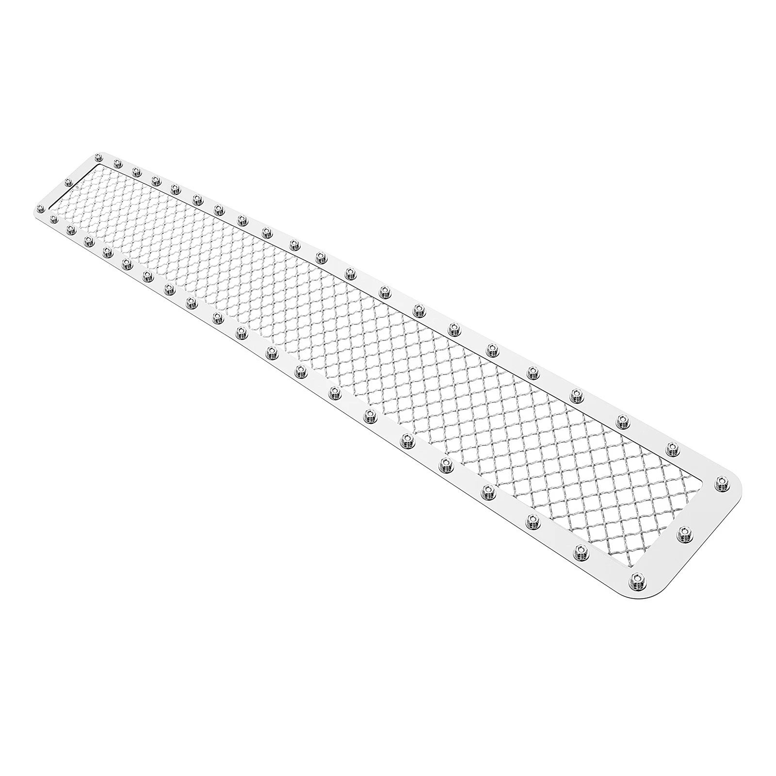 Chrome Rivet Mesh Grille for Chevy Silverado 2500HD/3500HD (2015–2019)