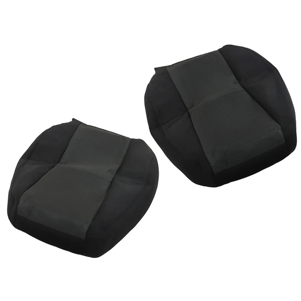 Set of 2 Cloth Seat Covers for Chevy Silverado 1500 2500HD 3500HD (2007–2014)