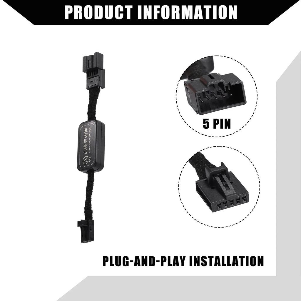 Auto Start Stop A-Off Cable for Audi A4 S4 A5 Q5 (1 Set)