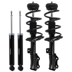 Front Complete Strut w/ Spring & Rear Shock Absorbers for Cadillac SRX (2010–2016)
