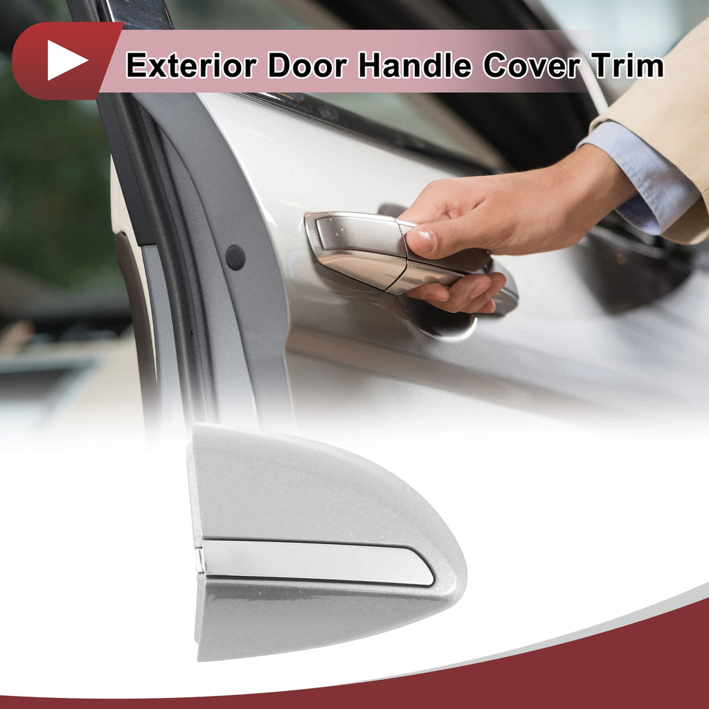 Exterior Door Handle Cover Trim for Toyota Corolla (2014–2018) Silver Tone