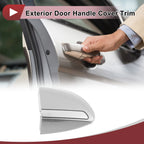 Exterior Door Handle Cover Trim for Toyota Corolla (2014–2018) Silver Tone